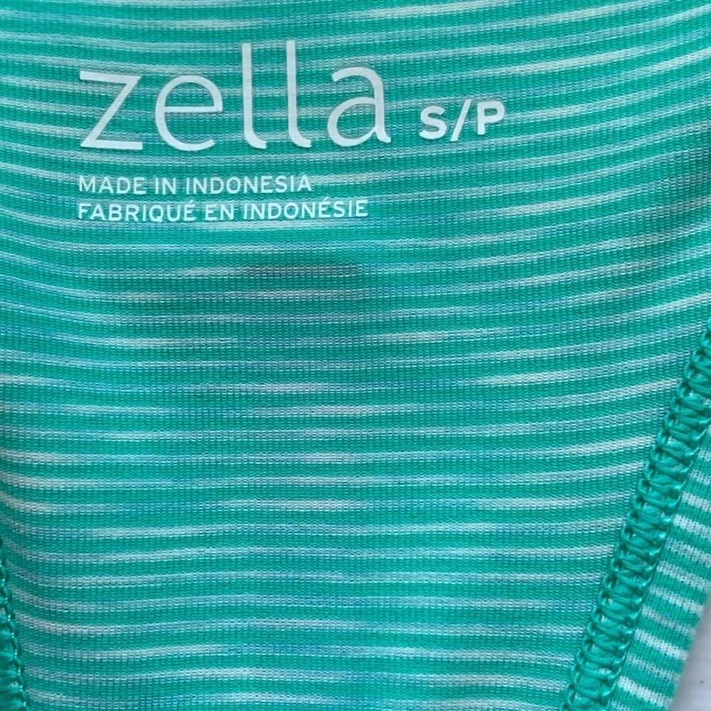 Zella Striped Razor Back Tank Top Sz Small - Picture 6 of 6